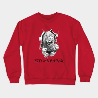 Lion \ Eid mubarak Crewneck Sweatshirt